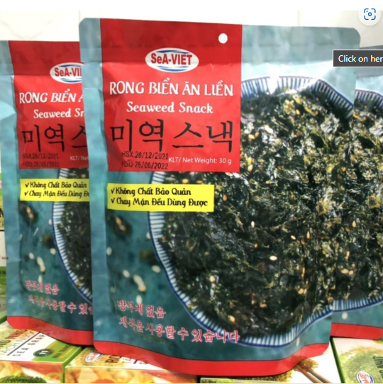 Rong Biển Ăn Liền Seaviet – Món Ăn Vặt Tốt Cho Sức Khỏe Không Thể Bỏ Qua